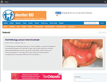 Tablet Screenshot of dentistbd.com